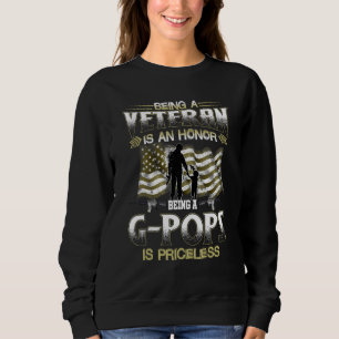 Att vara veteran är en ära Att vara en G pops är p T Shirt