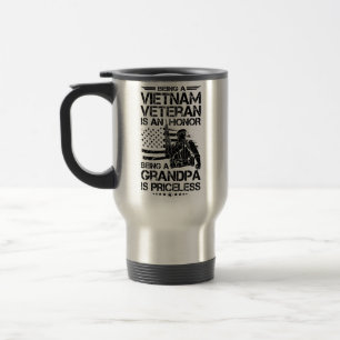 Att vara vietnamesisk veteran är en hedersgåva. resemugg