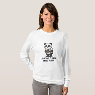 Att Vara Vuxen Är Svårt Jag Behöver En Lur Långärm T Shirt