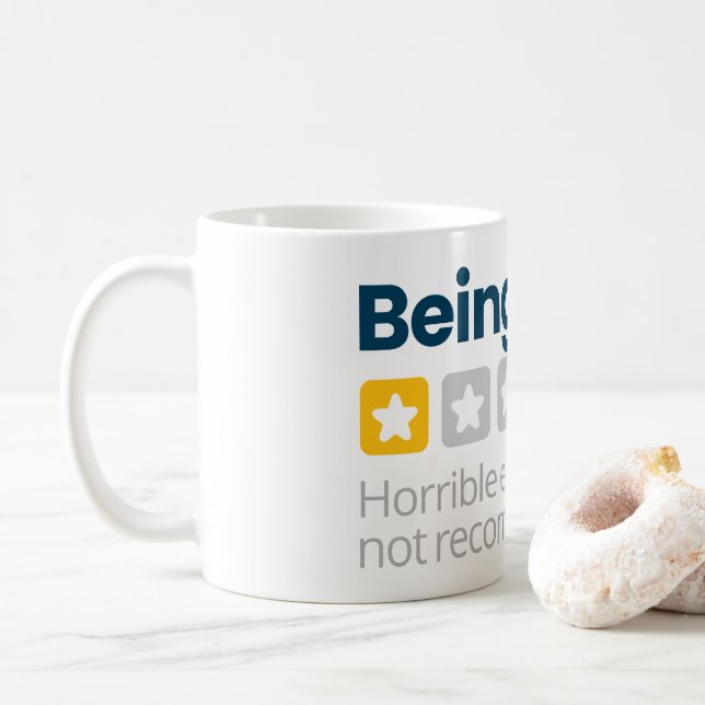 Att vara Vuxen Kaffemugg (Med munk)