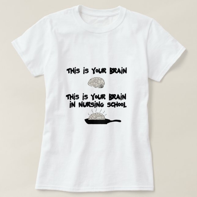 Att vårda skolar t-shirt (Design framsida)