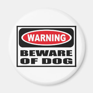 Att varna AKTA SIG AV HUNDmagneten Magnet