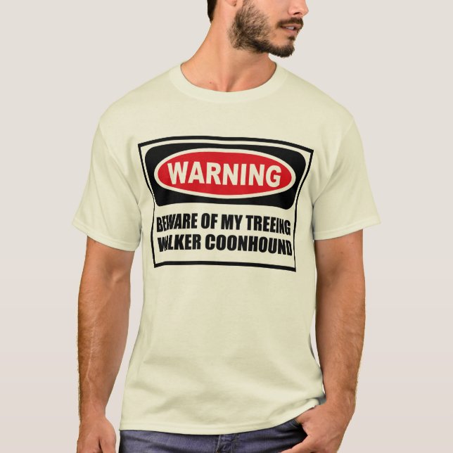 Att varna AKTA SIG AV MIN T-shirt (Framsida)