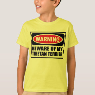 Att varna AKTA SIG AV MIN TIBETANA T Shirt