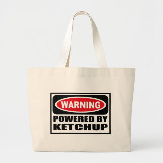 Att varna som DRIVAS AV KETCHUP, hänger lös Jumbo Tygkasse