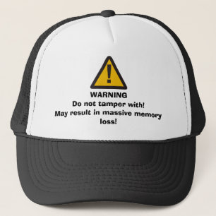 ATT VARNA tamper inte med hatten Truckerkeps