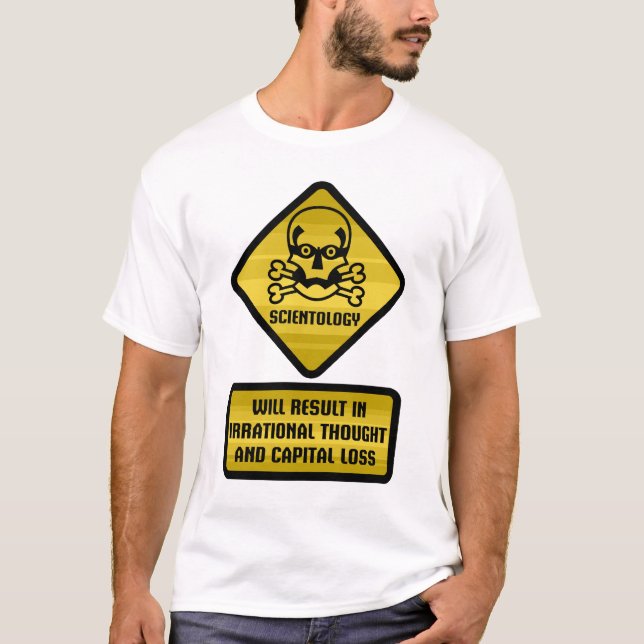 Att varna undertecknar - Scientology Tee Shirt (Framsida)