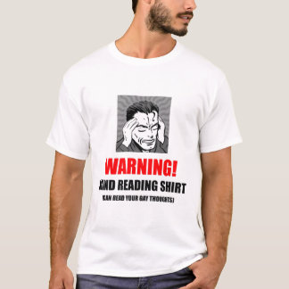 Att varna varar besvärad den läs- skjortan kan tee shirt