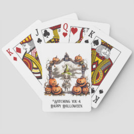 Att väva dig Happy halloween Casinokort