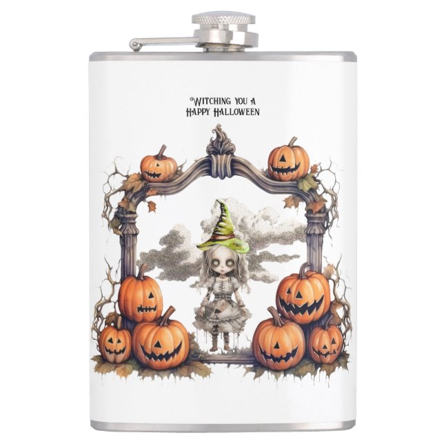 Att väva dig Happy halloween Fickplunta (Framsidan)