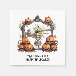 Att väva dig Happy halloween Pappersservett