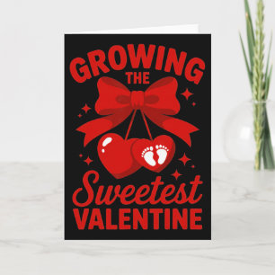 Att växa den sötaste valentinföräldrar graviditet kort
