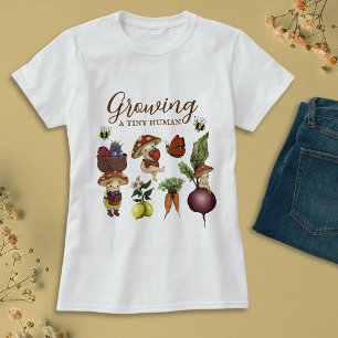 Att Växa En Liten Människa Baby Shower Blivande Ma T Shirt