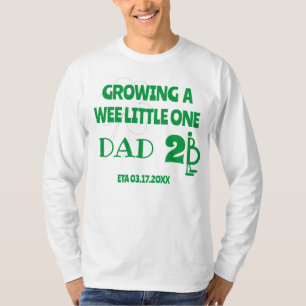 ATT VÄXA LITE EN St patricks day PAPPA ATT VARA T Shirt
