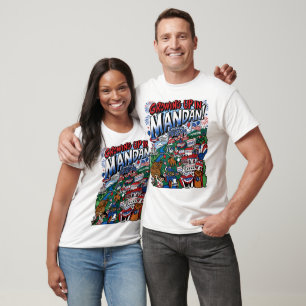 Att växa upp i Mandan Amerika 250 T-shirt