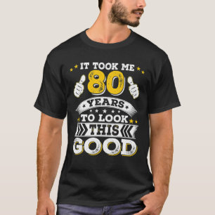 Åtta 1943 80-årsjubileum för födelsedagsdagen t shirt