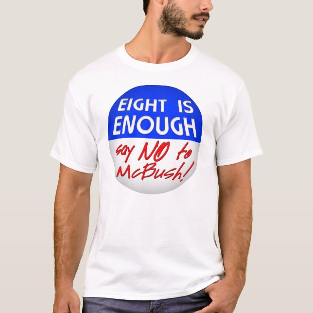 Åtta är nog t-shirt (Framsida)
