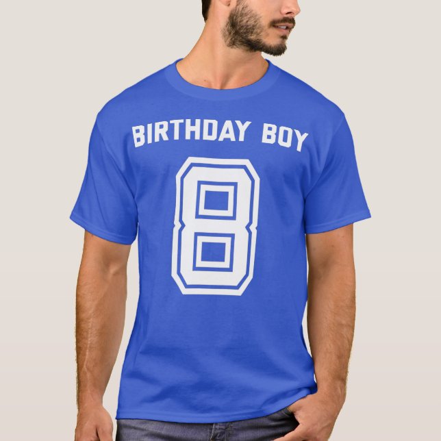 Åtta års ålder vid 8 års ålder t shirt (Framsida)
