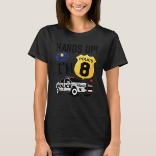 Åtta års gammal polis O T Shirt