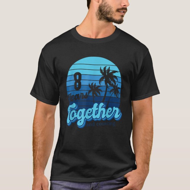 Åtta års gemensam marschering på Par 8:e årsdagen T Shirt (Framsida)