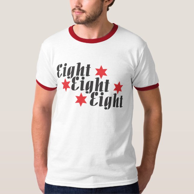 Åtta åtta åtta tee shirt (Framsida)