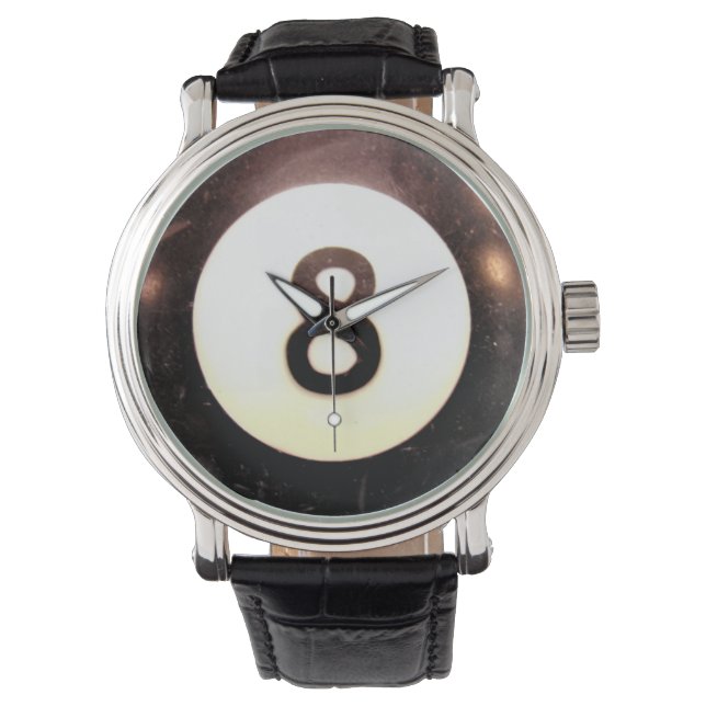 Åtta Ball - 8 Ball Armbandsur (Framsida)