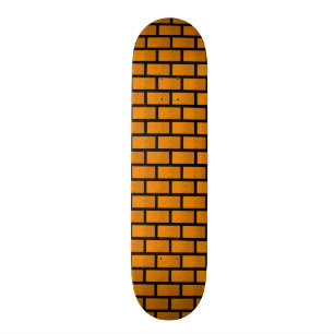 Åtta bet tegelstenväggen skateboard bräda 19,5 cm