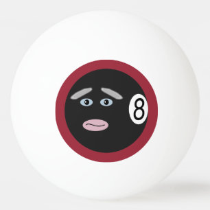 Åtta Boll Bassäng Game Ansikte One Star Ping Pong