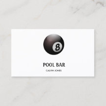 Åtta boll bassäng pub, vit