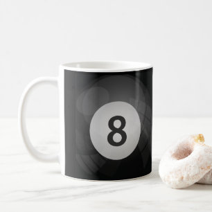 Åtta Boll-biljardkaffe Mugg, Kopp