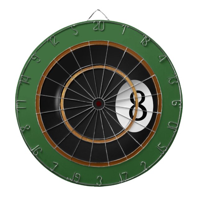 Åtta Boll Billiard Anpassningsbar Game Dart Boards Piltavla (Framsidan)
