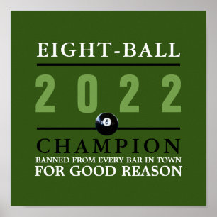 Åtta Boll Champion Poster