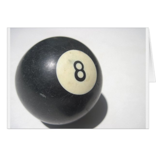 Åtta Boll Hälsningskort (Framsidan Horizontal)