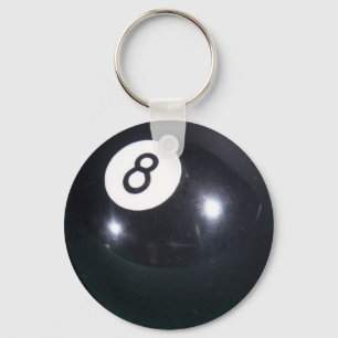 Åtta boll nyckelring