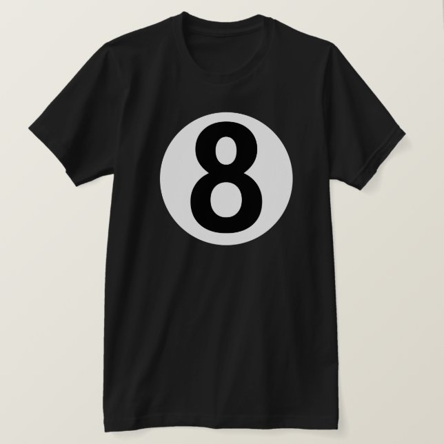 Åtta Boll T Shirt (Design framsida)
