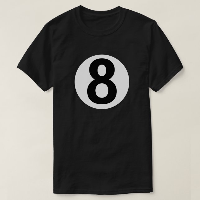 Åtta Boll T Shirt (Design framsida)