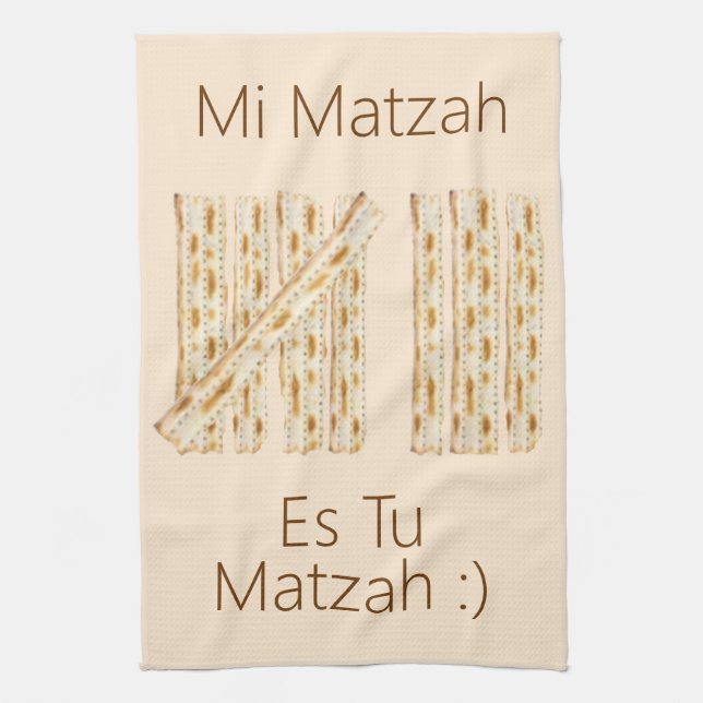 Åtta dagar i Matzah Kökshandduk (Vertikal)