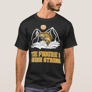 Åtta Figur Musky Avsluta Starkt Fiskepresent T Shirt