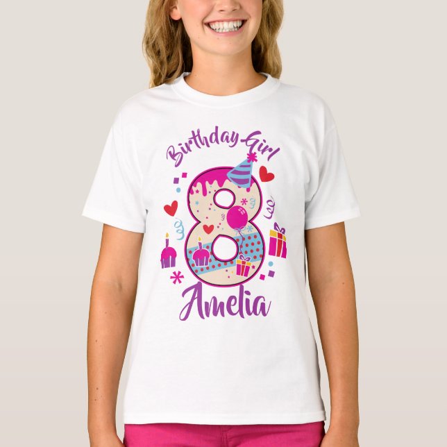 Åtta födelsedag, 8:e t shirt (Framsida)