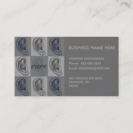 Åtta grafiska öron visitkort