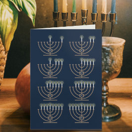 Åtta Hanukkah Nattkort, Helgdag Helgkort