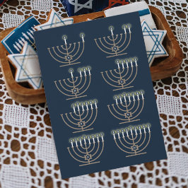 Åtta Hanukkah Nattkort, Helgdag Julkort