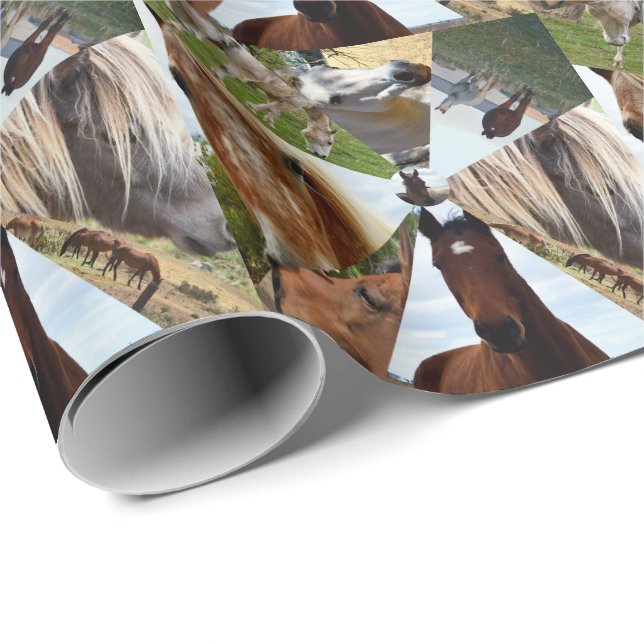 Åtta hästtrianglar, Papper skrotningsmetod Presentpapper (Rullad Hörn)