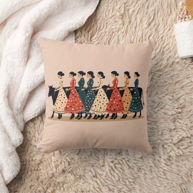 Åtta hjälpmedel A Milking cut-out Stencil-Stil 1 Kudde (Filt)