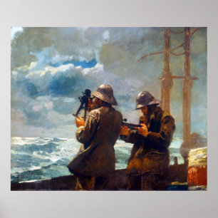 Åtta Klockor Winslow Homer 1886 Poster