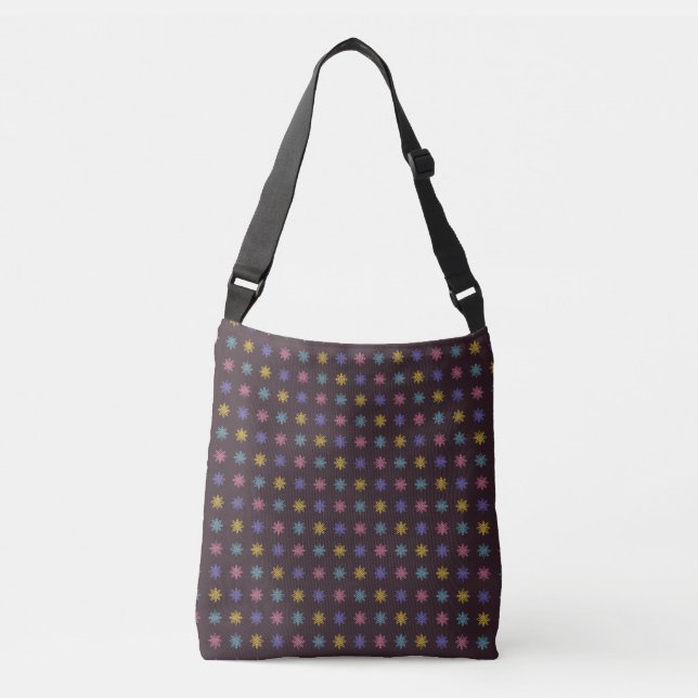 Åtta kronblad blomformad crossbody väska (Framsida)