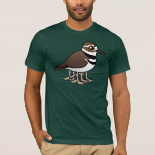 Åtta-lagd benen på ryggen Killdeer T-shirt