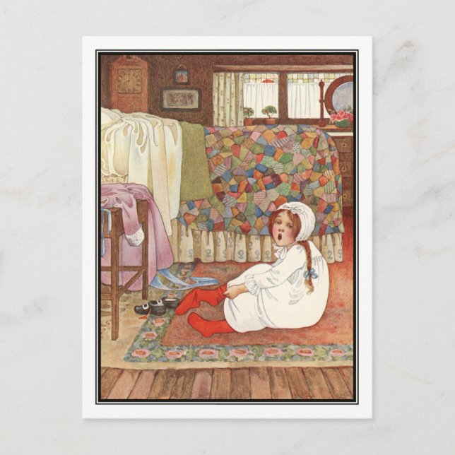 Åtta O'Clock av Millicent Sowerby Vykort (Framsida)