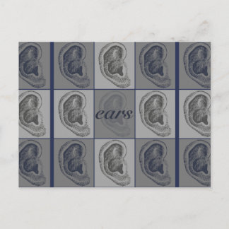 Åtta Öron Grafik Vykort