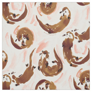 ATTA OTTER Vild Sea Otters Tyg